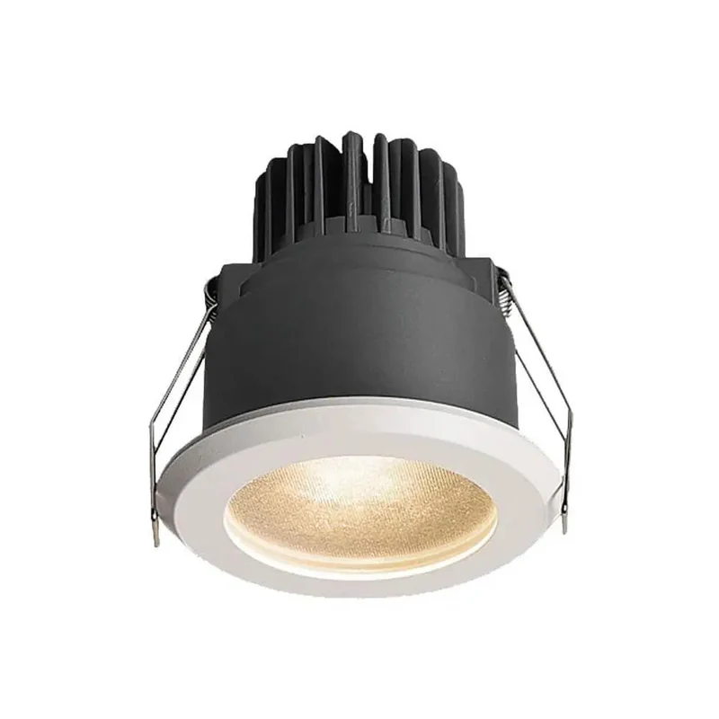 3.5 Inch Led Recessed Downlight Anti Glare Ip65 Waterproof Ceiling Light Cri90 Plus Rock Solid Aluminum Trim Kit 10W 3Cct Switchable 6000 Kelvin Wet Location Bathroom Housing