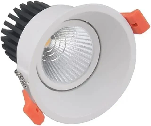 Adjustable Led Recessed Ceiling Downlight Retrofit Trim Kit With Crisp Warm Glow Aluminum Round Spotlight For Kitchen Bath Or Office No Sweat Install Swap Dimmable Fixtures That Look Sharp And Run Smooth In Any Space