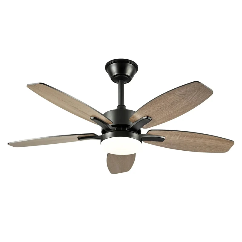 Top Shelf Matte Black 42 Inch Ceiling Fan Packed With Ultra Quiet Dc Motor And Soft Led Glow Slick Remote Control Six Smooth Speeds Reversible Breeze Setup For Chill Zones Now