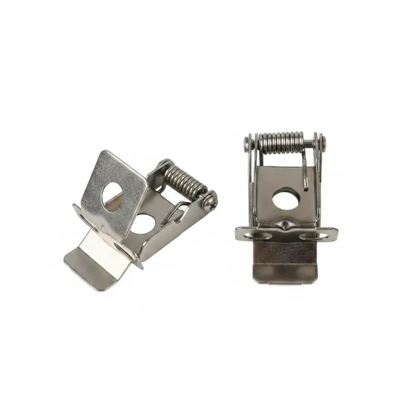 Silver PP Plastic Downlight Spring Clips For Recessed Lighting Trim Retention Keeps Your Ceiling Fixtures Locked Down Tight No Sagging Or Wobbling Just A Clean Flat Finish