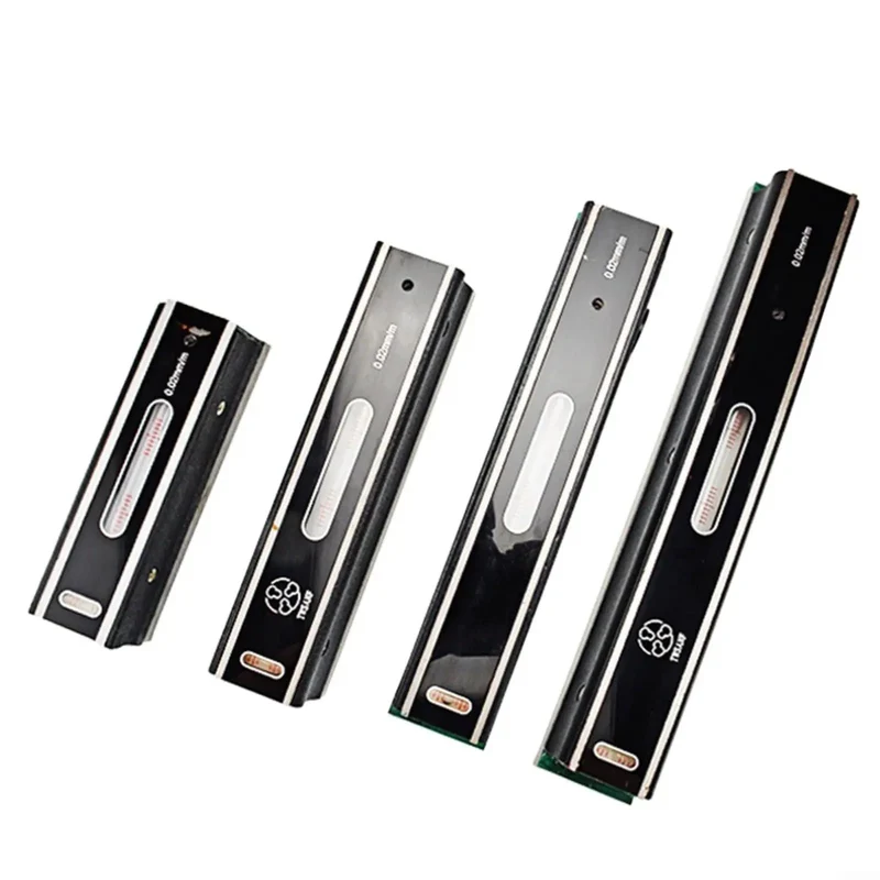 Heavy Metal Steel Spirit Level With Kickass Insulating Grip And Sturdy Wood Case High Precision Fitters Choice For Workshop And Rugged Job Site Levelling 0.02mm Accuracy 100 150 200mm Choices Rock Solid Workhorse