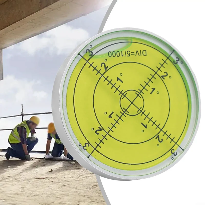 Dead Accurate 60Mm Metal Spirit Level With Glowing Green Vial And 1 To 3 Degree Range Built Like A Tank With Rust Resistant Alloy For Unmatched Stability And Knockout Precision On Every Floor And Wall Project