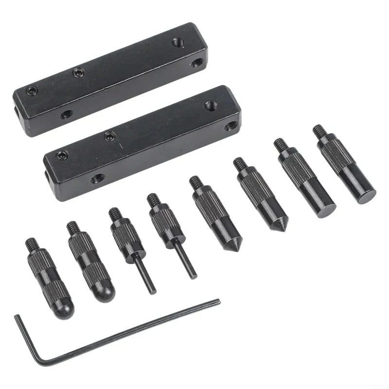 Badass Digital Caliper Accessory Kit with 8 Heavy Duty Measuring Heads and Sturdy Clamps for Precise Internal and External Groove and Step Measurements Top Shelf Tool Upgrade for Pro Mechanics