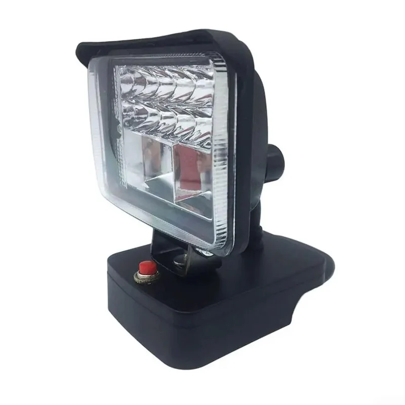 Heavy Duty Cordless LED Work Light Goes Hard With Superbright Portable Floodlamp Design Featuring Reinforced Zinc Alloy Head Delivering 280 Lumens Of Extended Range Illumination For Tough Job Sites