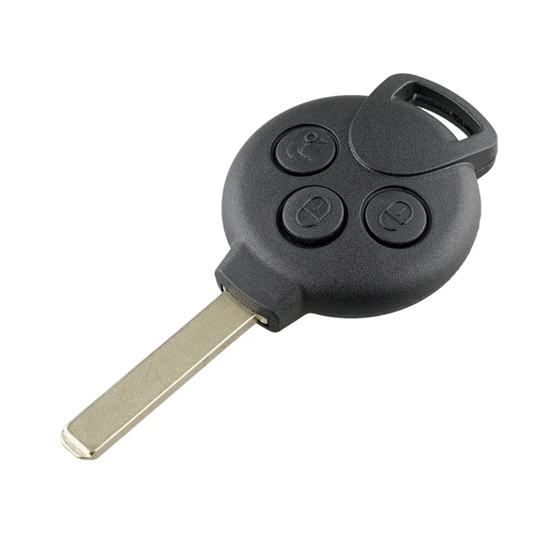 Clé télécommande vierge compatible SMART FORTWO 2007-2015 3 boutons ELECTRONIQUE ID46 a programmer