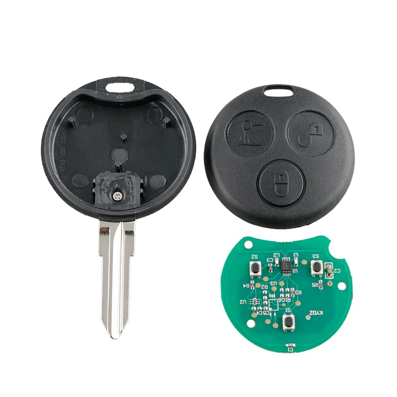 Clé télécommande vierge SMART FORTWO ROADSTER PASSION PULSE CITY électronique ID46 PCF 7941 à programmer