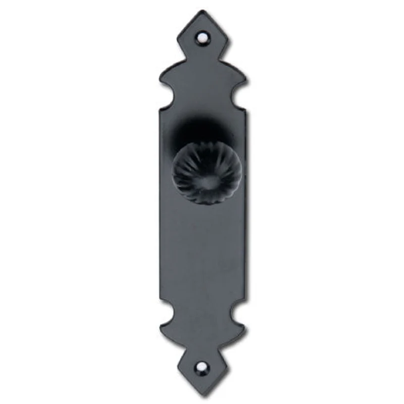 Bouton de porte forgé noir modèle 100