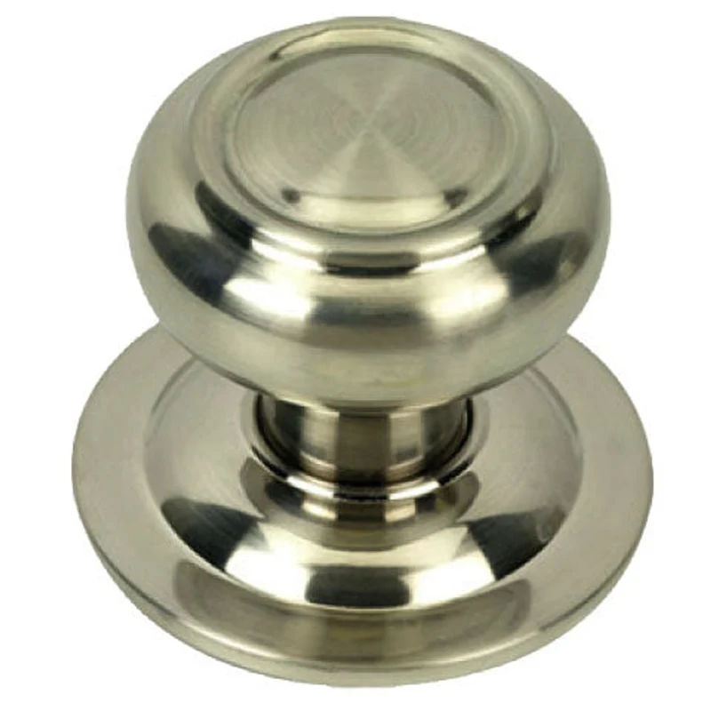 Bouton de porte Champignon avec anneaux satinés