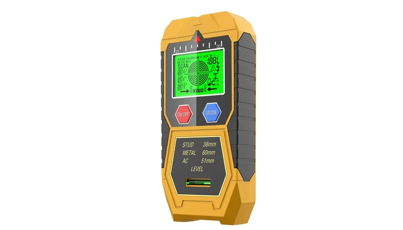 Heavy Duty 7 In 1 Stud Finder Wall Scanner With Smart Sensor Tech Hd Lcd Display Pinpointing Wood Studs Metal Joists Live Ac Wires And Pipes With Straight Shooting Accuracy