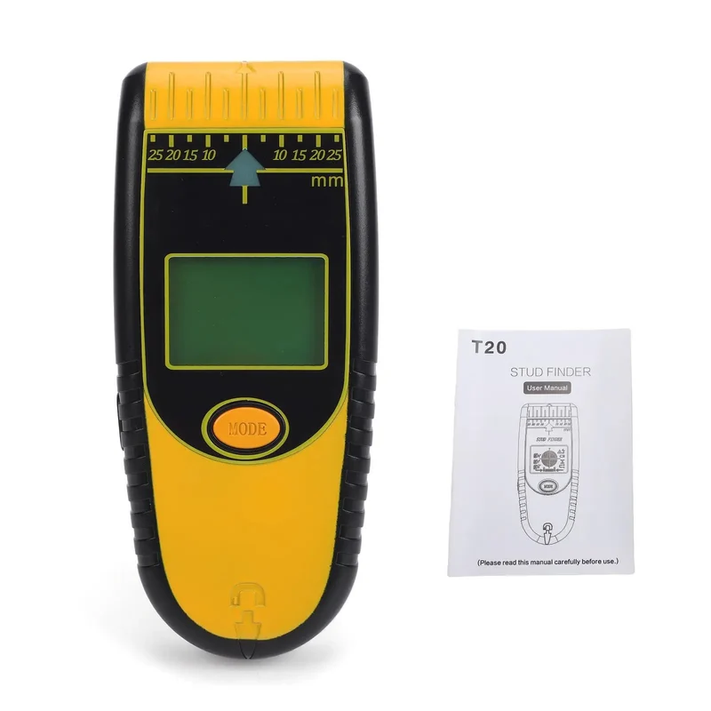 Rock Solid 7 In 1 Wall Scanner And Wood Stud Finder Featuring Live Ac Wire Detection Auto Calibrating Center Marking Deep Steel Nail Search And Comfort Grip Body For No Sweat Home Diy Renovation