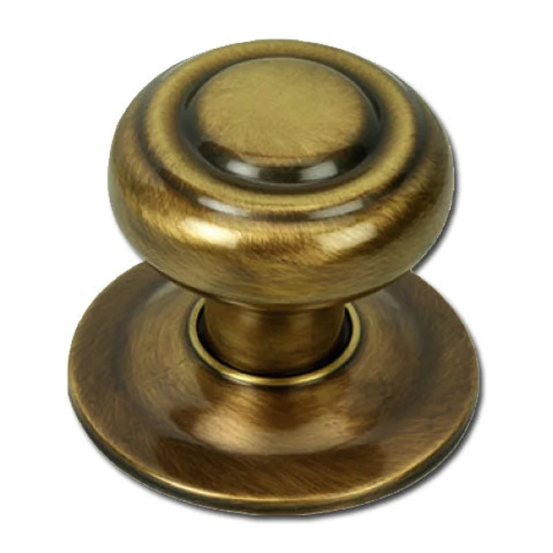 Bouton de porte Champignon avec anneaux Cuir
