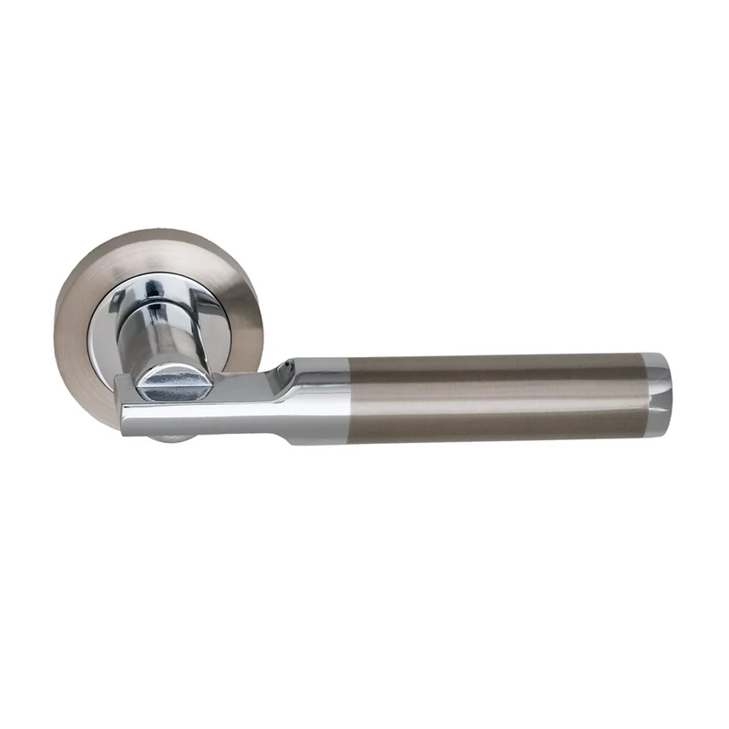 Poignée Taranis pour portes avec rosace ronde en aluminium