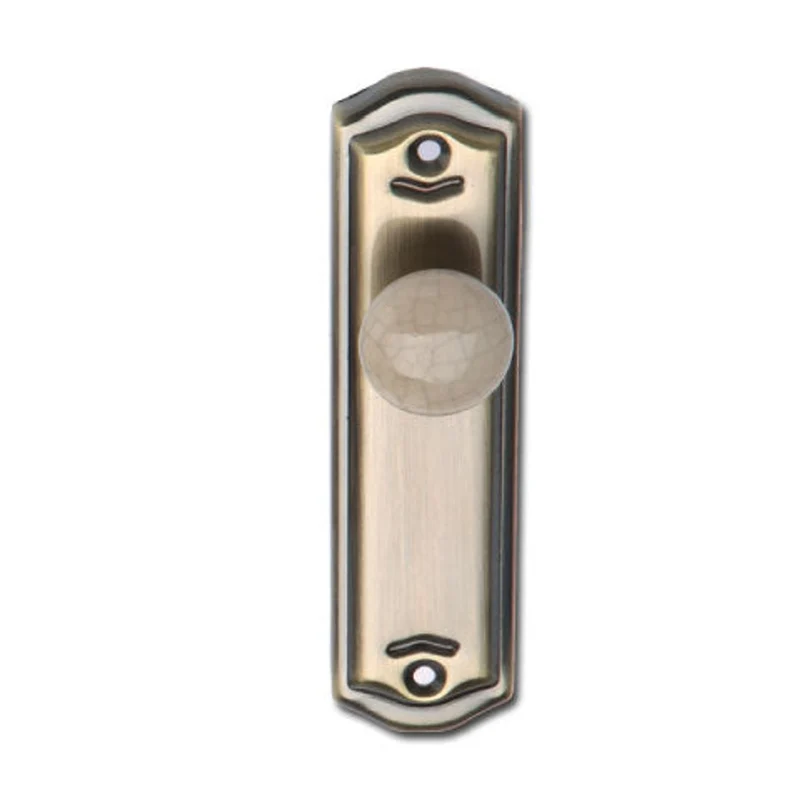 Bouton de meuble en cuir avec poignée en porcelaine modèle 4008