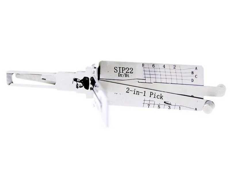 Lishi Décodeur Serrure SIP22 Fiat Alpha Romeo Peugeot Citroën Maserati ouverture porte déchiffrage serrure