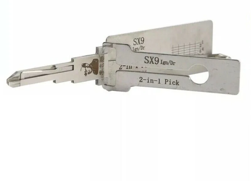 Lishi Décodeur Serrure clé SX9 Peugeot Citroën FIAT Clé Turbo ouverture porte et déchiffrage