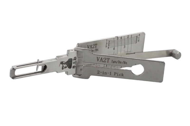 Lishi 2 En 1 Décodeur Serrure VA2 VA2T Peugeot Citroën Renault Dacia ouverture porte dechifrage