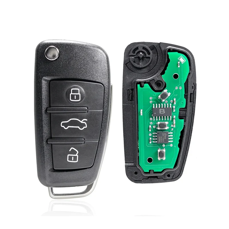 Clé vierge AUDI A3 S3 RS3 TT TTS TTRS électronique ID48 télécommande 3 boutons