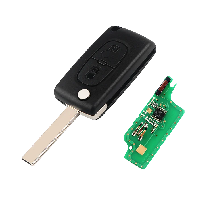 Clé télécommande vierge Peugeot 308 3008 5008 Partner Expert circuit électronique ID46 433 mhz FSK