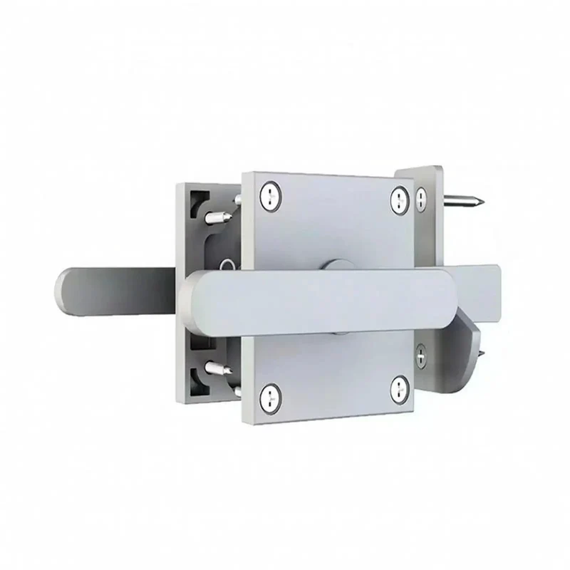 Heavy Duty Steel Sliding Bolt Gate Latch With Double Sided Handle And Slick Silver Coating No Fuss Mounting For Outdoor Wood Fences And Kickass Yard Security Hardware