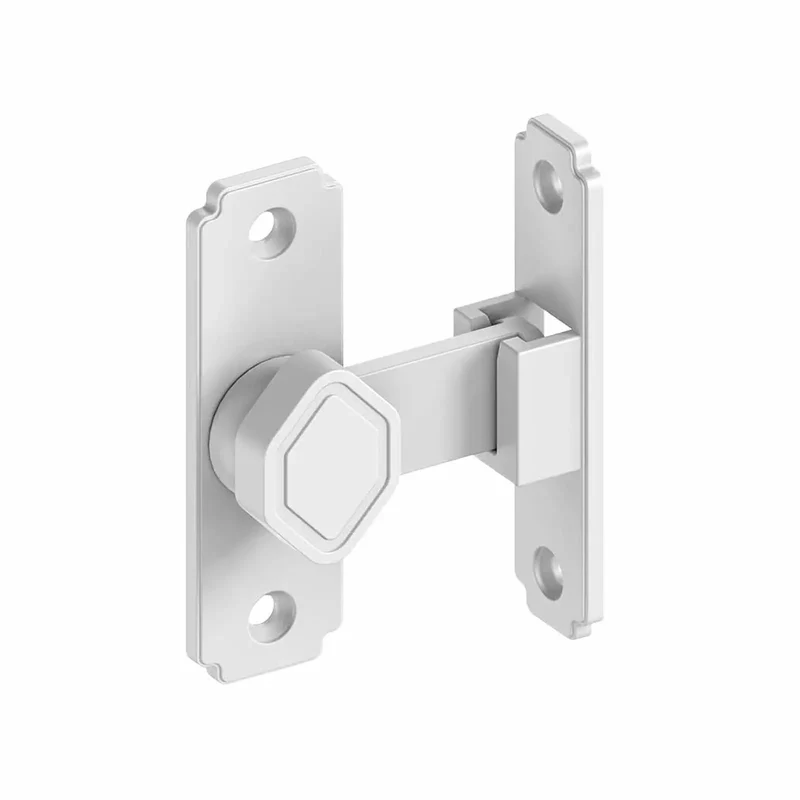 Premium Aluminum Sliding Barn Door Lock Featuring 90 Degree Flip Security Latch With Hella Sturdy Heavy Duty Build For Smooth Interior Patio Gates And Room Dividers