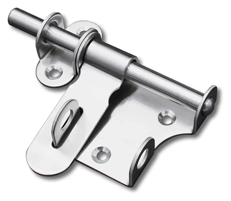 Rock Solid Heavy Duty Sliding Bolt Gate Latch With Padlock Hole For Secure Shed Barn Fence Doors Left Or Right Swinging Steel Hardware Tough As Nails Security