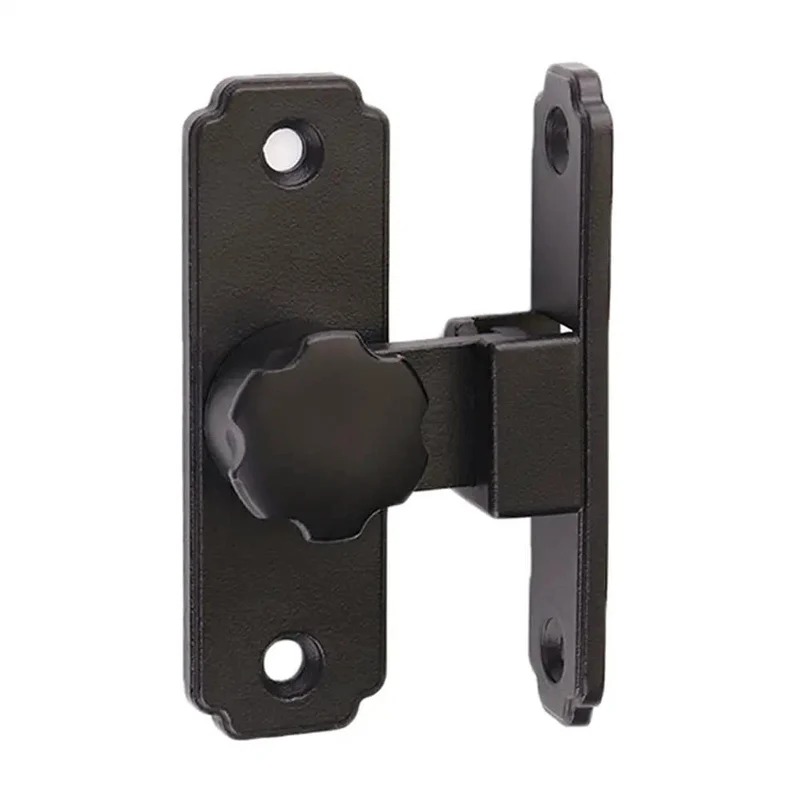 Tough As Nails Stainless Steel 90 Degree Portable Door Latch With Heavy Duty Barn Gate Lock And Slick Brushed Finish For Quick Fence Mount And Dead Set Secure Outdoor Security Hardware