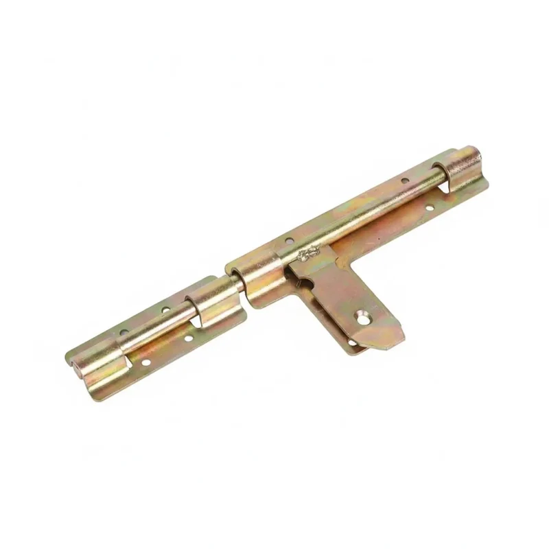 Rock Solid Slide Bolt Gate Latch Rust Proof Galvanized Steel Hardware With Tight Strike Plate For Outdoor Barn Shed Door Lockdown Guard And No Sweat Weather Shielding