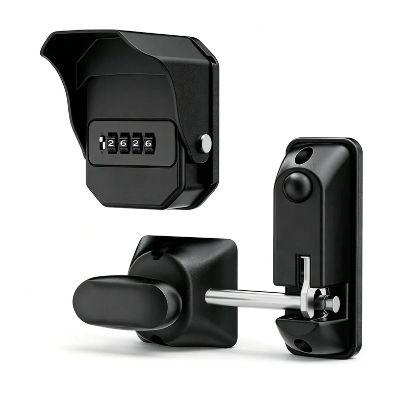Smooth Operator OneHand PopUp Gate Latch With Secret Combo Lock AND Keyless Weatherproof Rustproof Heavy Duty Fence Hardware For Wood Or Vinyl Backyard Gates That Hold Fast