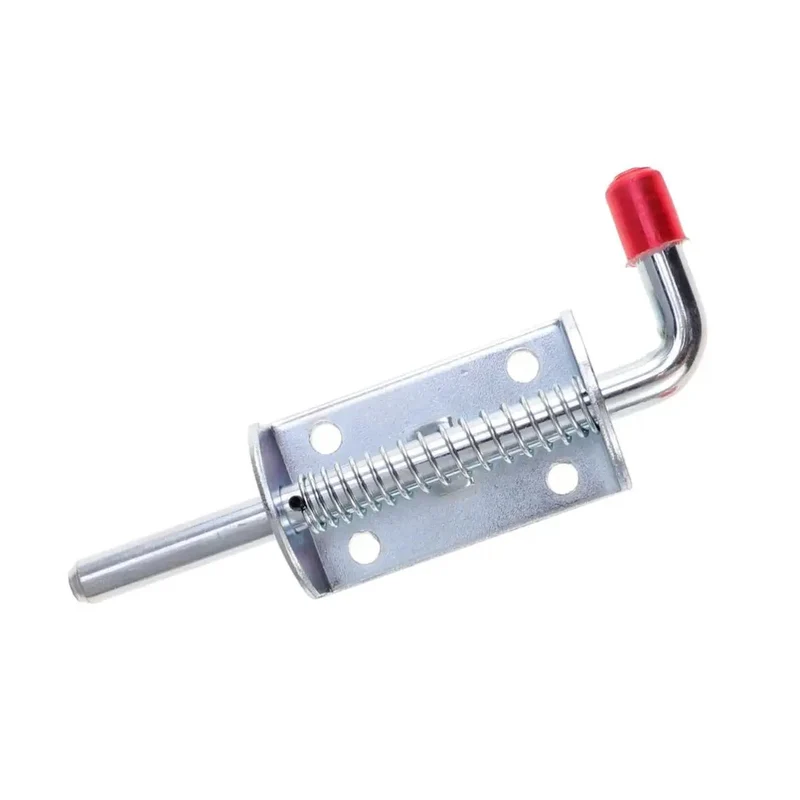 Premium Stainless Steel Spring Loaded Gate Latch And Bolt Hardware Set For Utility Dump Trailers Barn Doors Corrosion Resistant Secure Locking No Sweat Install Built Tough Rock Solid Security
