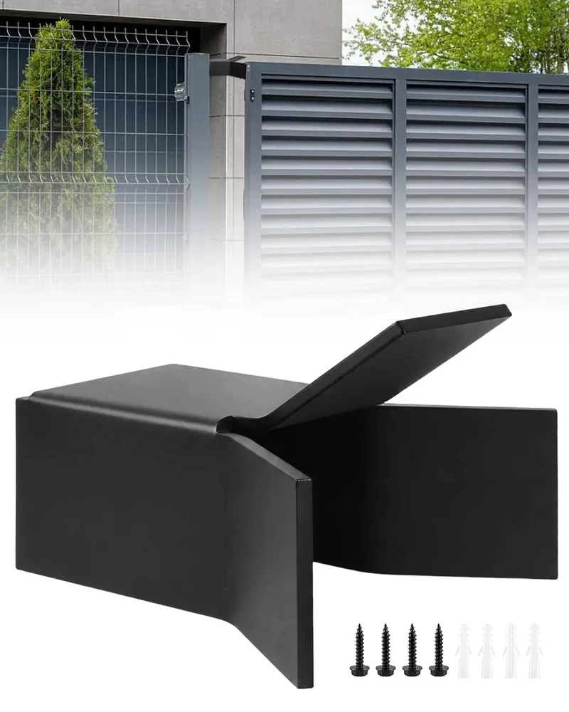 Heavy Duty Steel Slide Gate End Catch With Two Inch Receiver For Slick Sliding Gate Operation And Secure Yard Fence Alignment Built Damn Tough For Everyday Outdoor Use Without Any Fuss Or Hassle At All