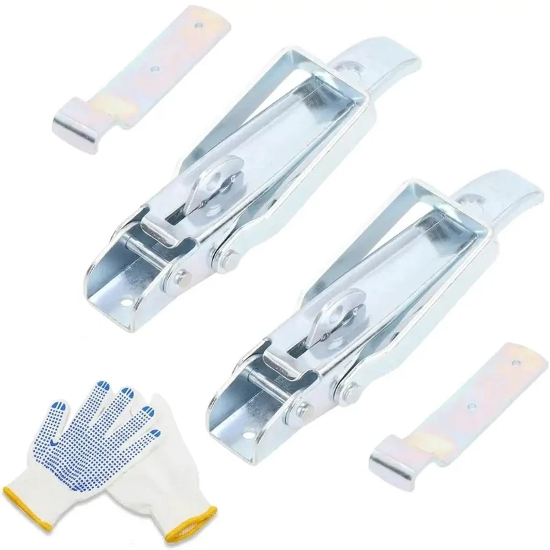 Rock Solid Utility Trailer Lift Gate Latches Two Pack Replacement Handles Heavy Duty Gate Locks For Your Rig No Fuss Bolt On Installation And Dependable Hauling Performance