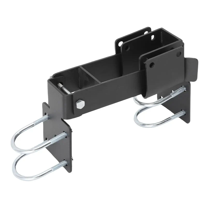 Solid Carbon Steel Double Gate Latch With Strong Arm Design For Chain Link Fences Weatherproof Outdoor Security Lock Heavy Duty Padlock Hole Simple Installation To Keep Your Property Safe And Secure