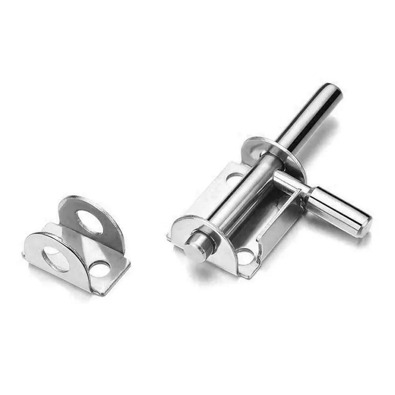 Premium Heavy Duty Stainless Steel Spring Bolt Door Lock With Durable Sliding Gate Latch For Bathrooms Wooden Doors Kitchen Cabinets And Backyard Sheds