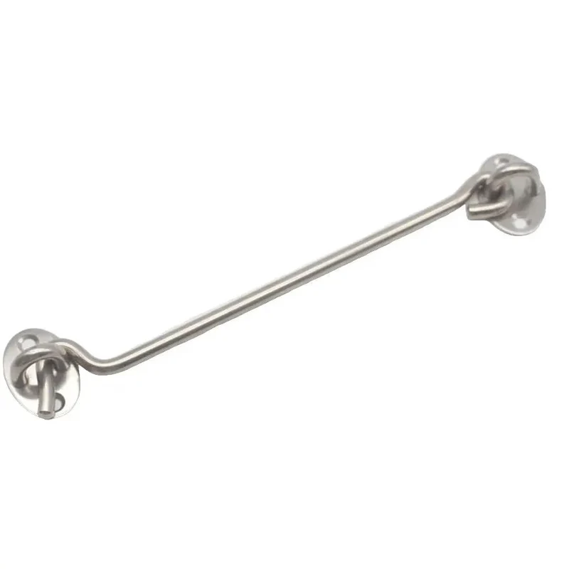 Kick Ass Heavy Duty Stainless Steel Gate Hook And Eye Latch Rust Resistant Weatherproof For Barn Door Fence And Outdoor Shed With Easy Mount Hardware Kit