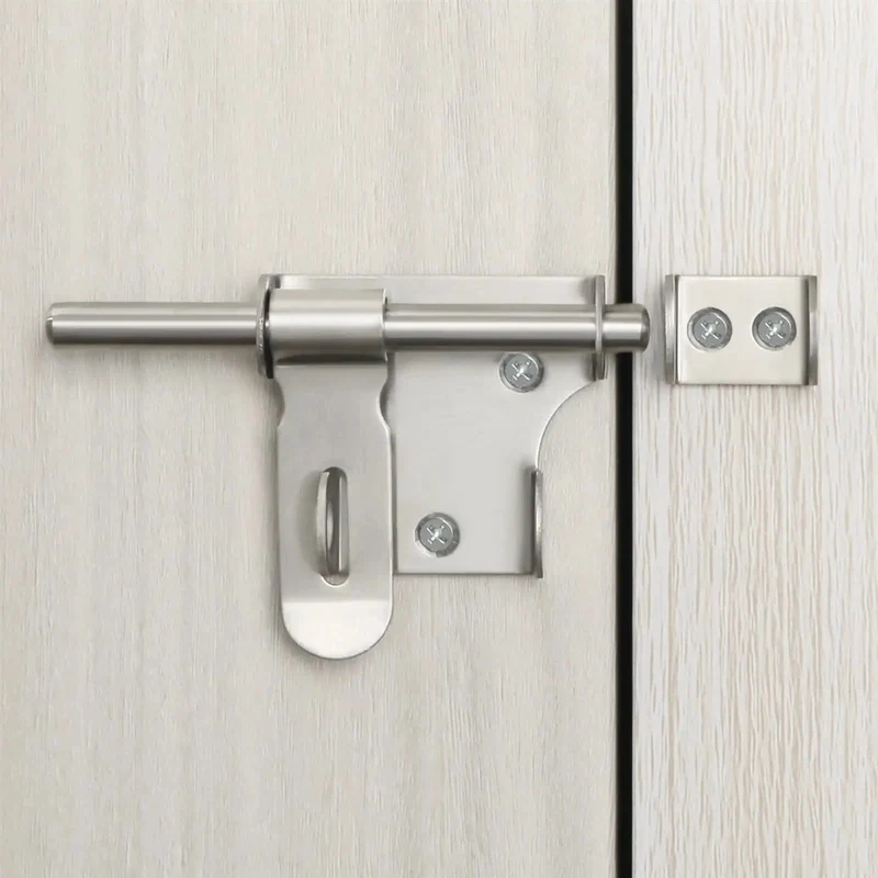 Premium Quality Durable Stainless Steel Bolt Latch Lock For Wooden Garden Gates With 150mm Badass Secure Bar And No Drama Setup For Any Outdoor Yard Project