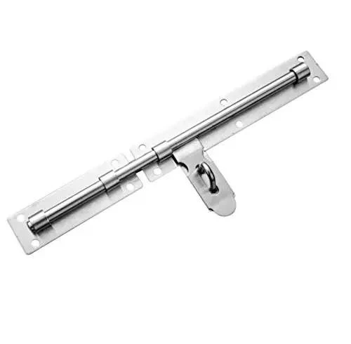 Wear Resistant Workhorse Grade Stainless Steel Sliding Bolt Latch Heavy Duty Gate Lock With Padlock Hole Rock Solid Barn Door Hardware For Farm Shed Security