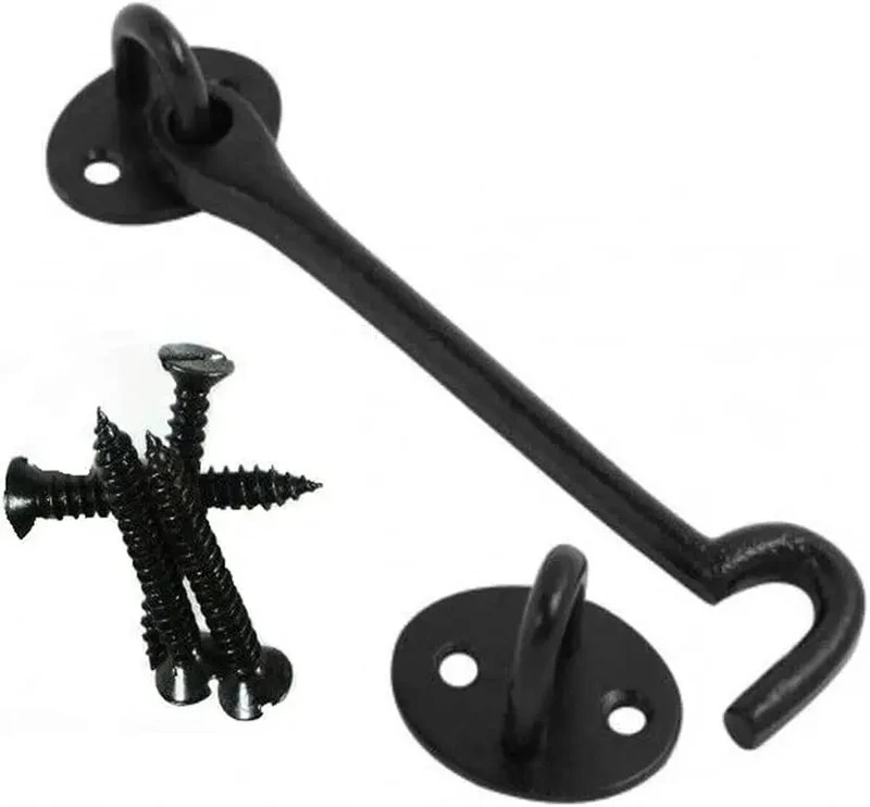 Tough As Nails Stainless Steel Hook And Eye Latch For Gate Barn Shed Door Lock Keep Your Yard Secure And Private Essential Home Hardware Upgrade Worth Every Penny