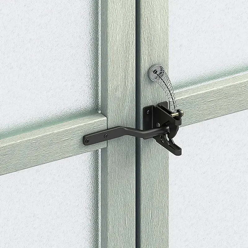 Heavy Duty Spring Gate Latch Replacement Kit Rock Solid Stainless Steel Deadbolt Super Easy Tool Free Setup Fix That Rickety Wood Fence Fast Weatherproof Anti Rust Hardware Gonna Impress Your Friends