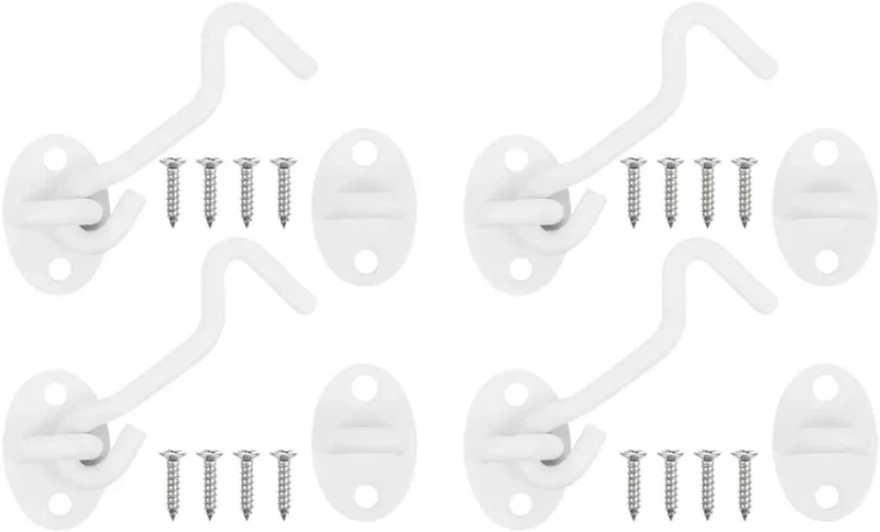 Heavy Duty Stainless Steel Gate Hook And Eye Latch Lock For Garage Shed Fence Cabin Window Shutters Sliding Doors Goes Tough As Nails On Every Outdoor Project