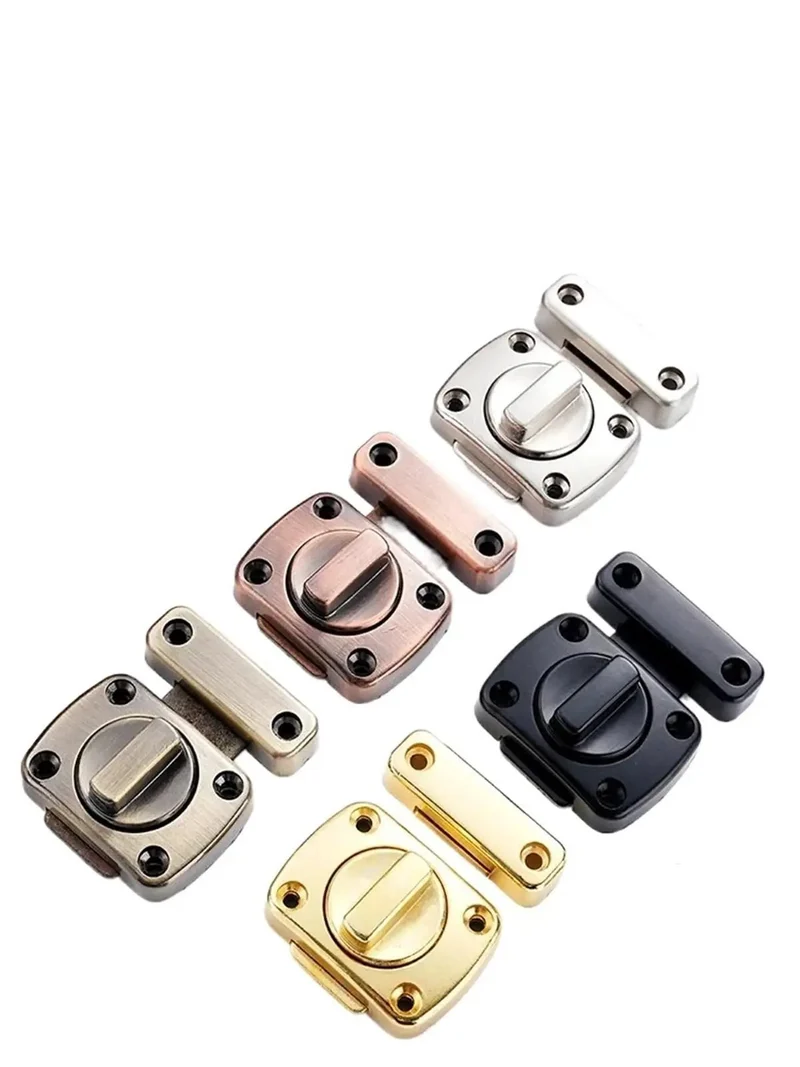 Heavy Duty Rotating Hasp Gate Latch Slide Bolt Lock Double Sided Security Hardware To Help You Lock It Up Tight On Any Metal Fence For Outdoor Yards Without Any Sweat