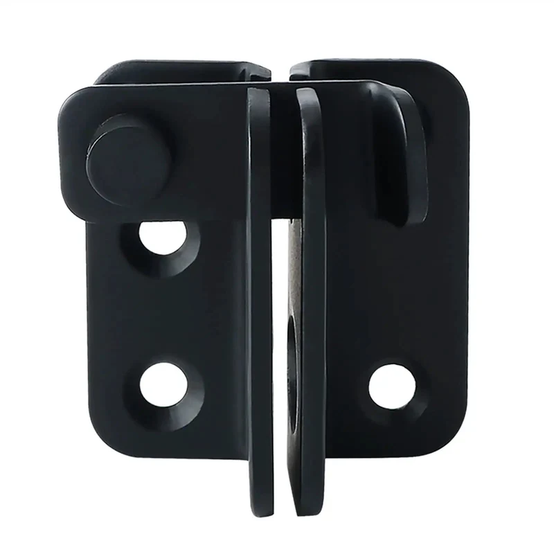Heavy Duty Black Sliding Bolt Lock For Doors And Fences And Gates Slick Stainless Steel Security Latch Hella Secure Drawer And Padlock Compatible Hardware Setup Built Tough For Outdoor Shed Access