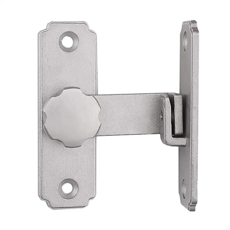 Heavy Duty Stainless Steel Security Gate Latch With Tough As Nails Brushed Finish And Built Like A Tank 90 Degree Swinging Mechanism For Shed Doors And Backyard Fences