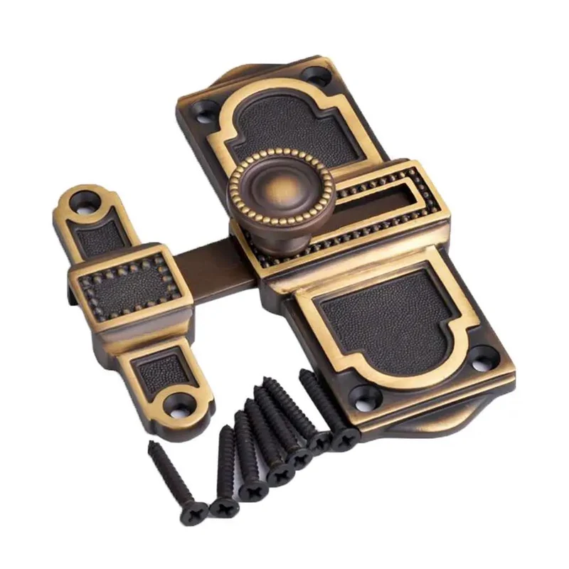 Heavy Duty Brass Barrel Bolt Door Lock Rock Solid Security Latch For Gate Window Or Shed Anti Rust Multi Layer Zinc Plated Finish Slide Bolt Key Guard Pro Gear The Real Deal Hardware Upgrade