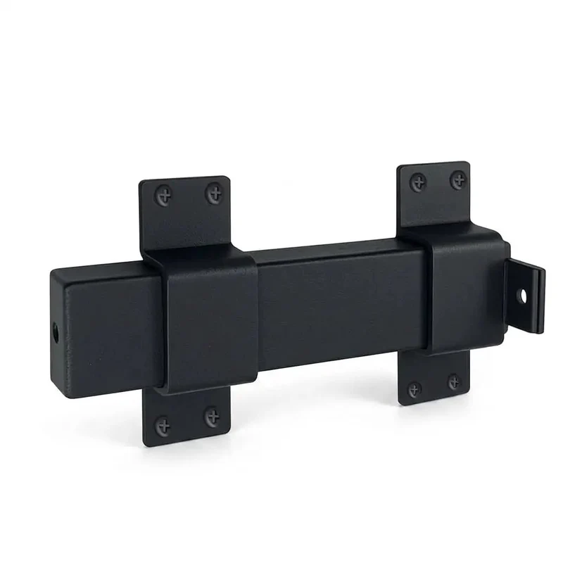 Built Tough As Nails Adjustable Slide Gate Latch 2 Pack Rugged Steel Fence Door Lock With Powder Coated Finish And Snap Tight Padlock Hole For Worry Free Yard Security
