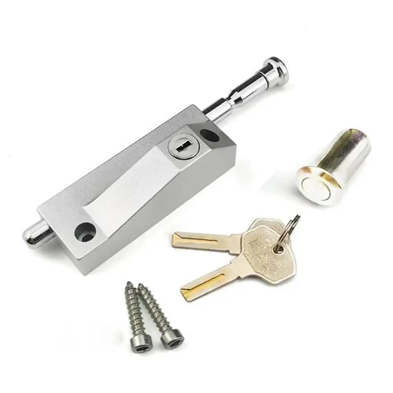 Hella Tough Zinc Alloy Gate Latch With Heavy Duty Spring Bolt For Garden Driveway And Garage Doors Anti Theft Corrosion Resistant Surface Mount Hardware