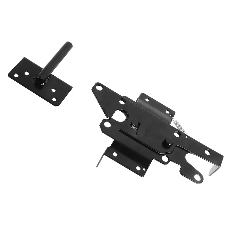 Tough As Nails Self Locking Gate Latch Built From Durable Stainless Steel For Bulletproof Fence Security And Instant Yard Gate Catch Hardware That Keeps Your Place Locked Up Safe