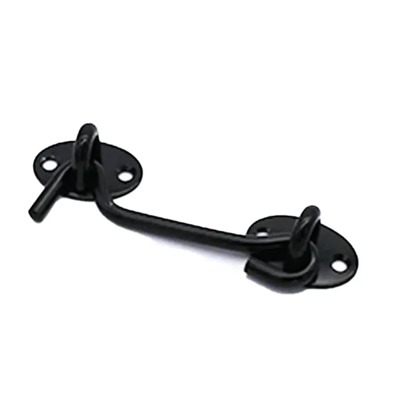 Beefy Metal Door Hook And Eye Latch For Porch Gate And Pantry Cabinet With Rustproof Mounting Screws For No Sweat Diy Setup That Delivers Knockout Security And Stays Dead Solid
