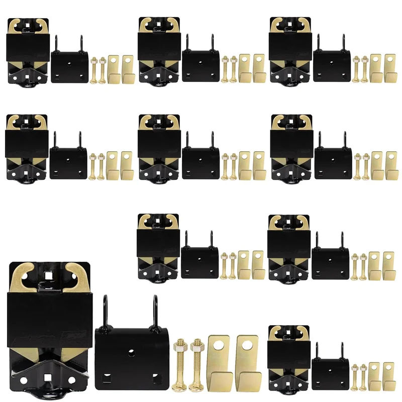 Lock Down Your Yard With These 2Way Lockable Gate Latches 10Pack Replaces Speeco S16100700 Secure Fence Hardware Dual Swivel Action Heavy Duty Double Way Bolt Maximum Perimeter Safety Quick Install For Backyard Or Farm