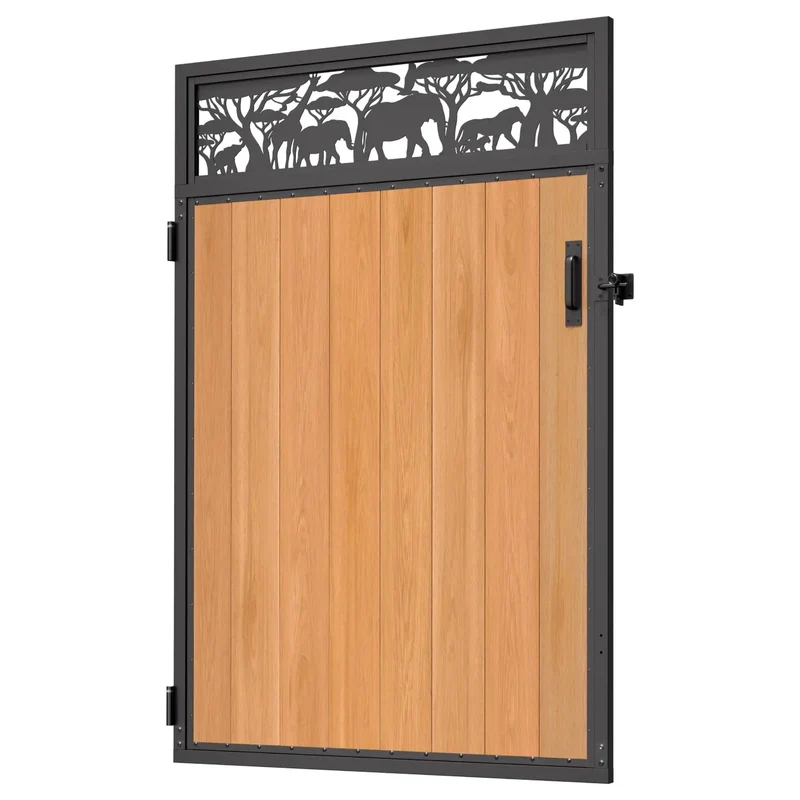 Heavy Duty Fence Gate Frame Kit With Anti Sag Design And All Weather 201 Stainless Steel Build For Backyards Left Or Right Setup Solid Reinforcement Hardware Built Damn Tough No Panels Included