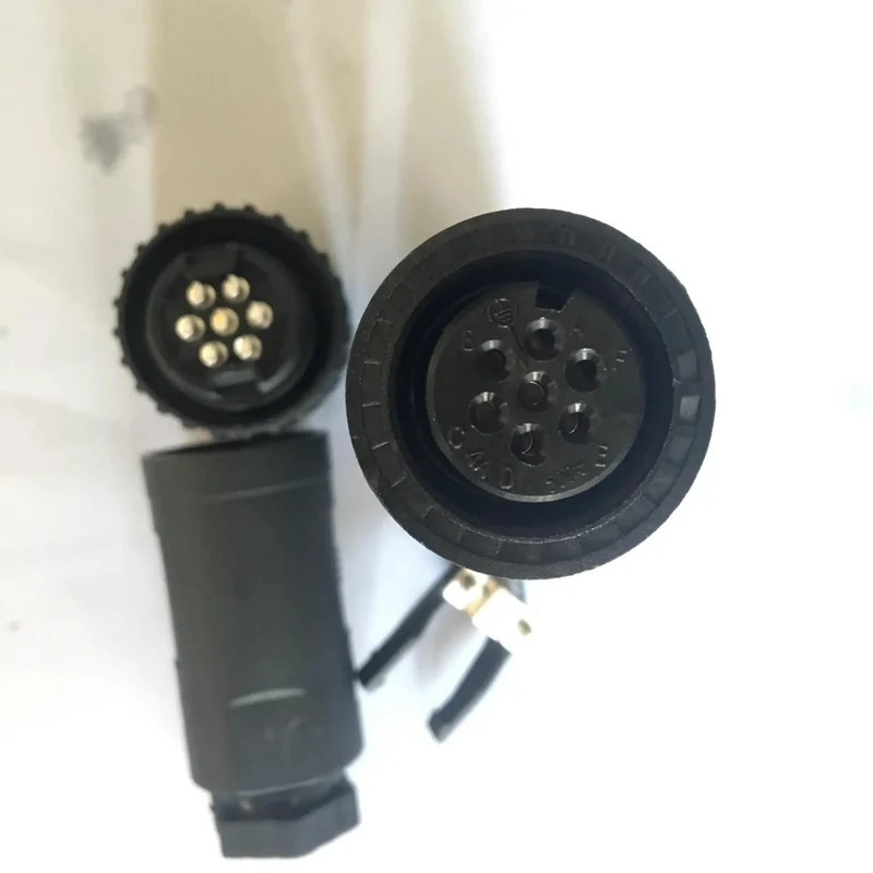 Badass 7 Core Aviation Plug Connector For Hydraulic Proportional Valves J127A Heavy Duty Male Pin Electrical Wiring Harness Adapter That Absolutely Slays On Demanding Industrial Projects